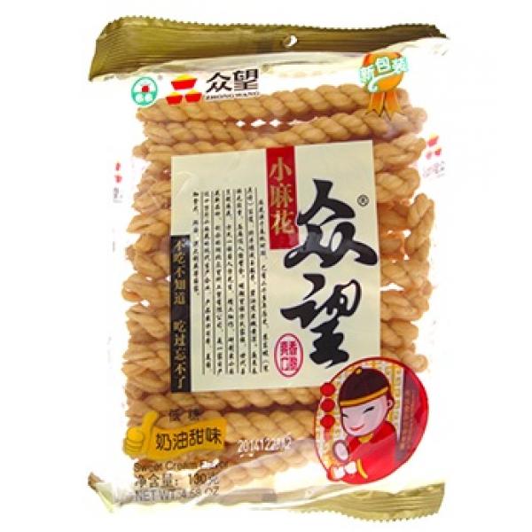 众望小麻花-奶油甜味130G
