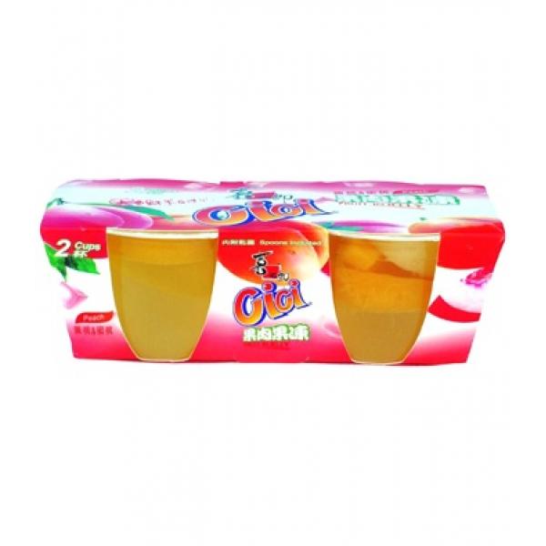 喜之郎桃肉果冻2杯200G*2