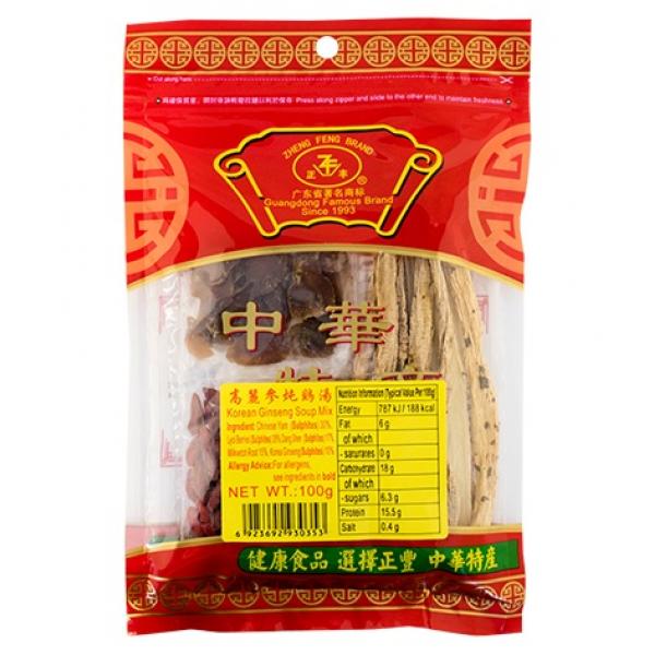 正丰高丽参炖鸡汤100G