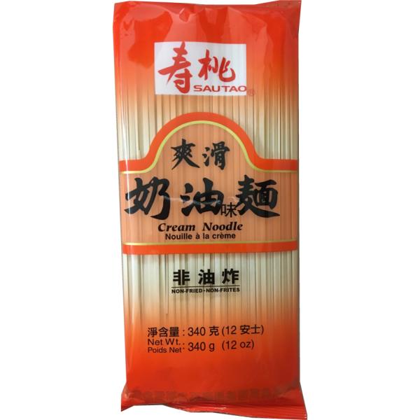 寿桃牌奶油面340G