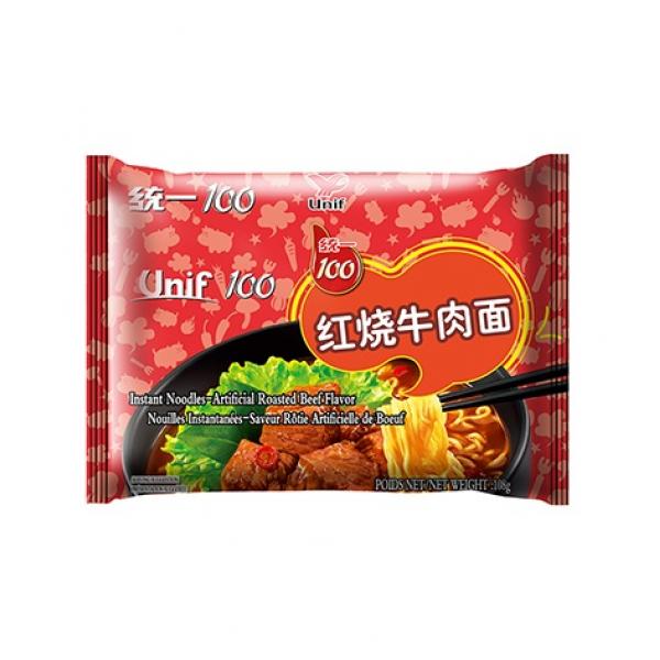 统一红烧牛肉面108G