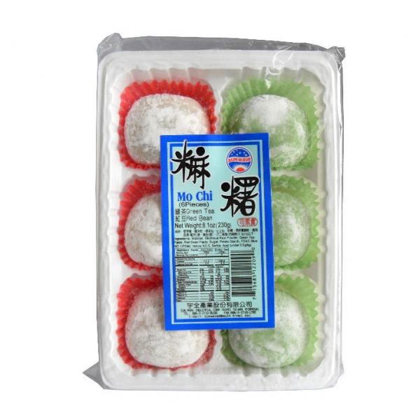 宇光绿茶红豆麻薯228G