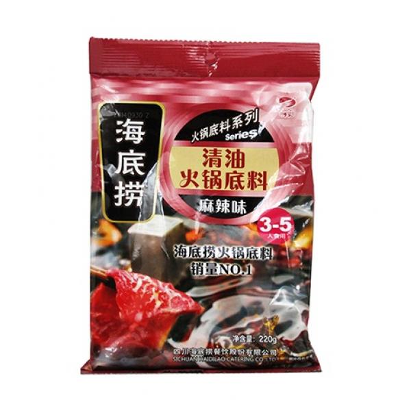 海底捞火锅底料-清油麻辣220G