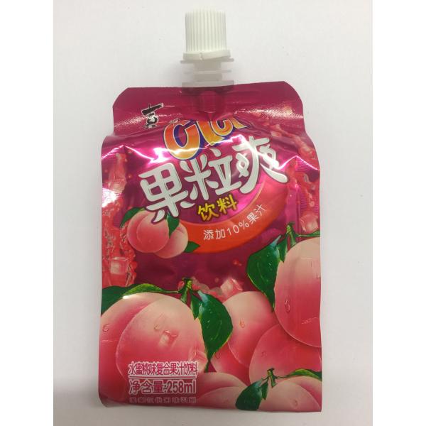 喜之郎蜜桃果粒爽258ML