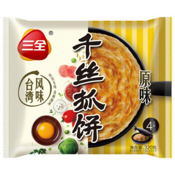 三全原味千丝抓饼320G