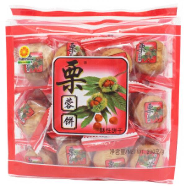 鸿达栗蓉饼干300G