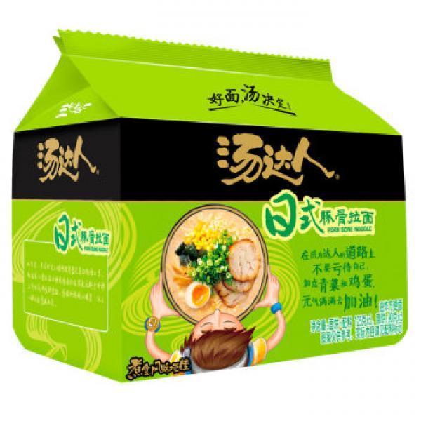汤达人日式豚骨面125G*5