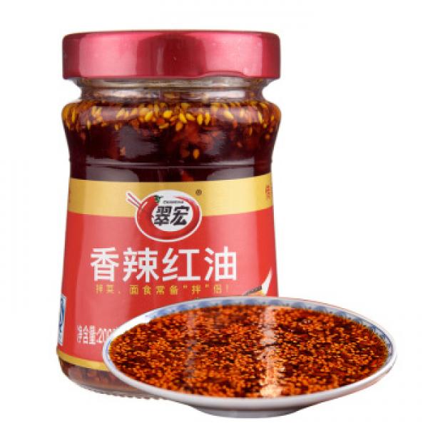 翠宏香辣红油200G