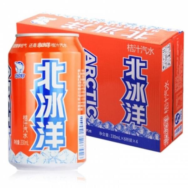 北冰洋汽水-桔子330ML