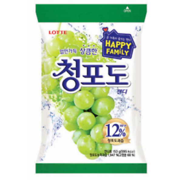 乐天葡萄硬糖153G