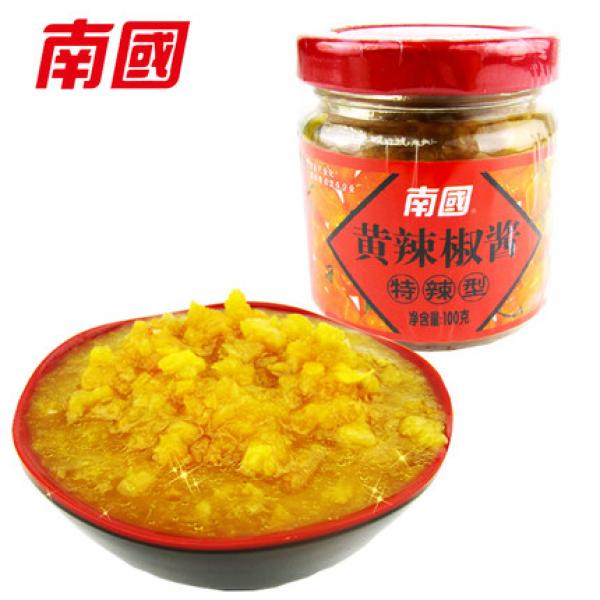 南国黄灯笼辣椒酱-特辣100G