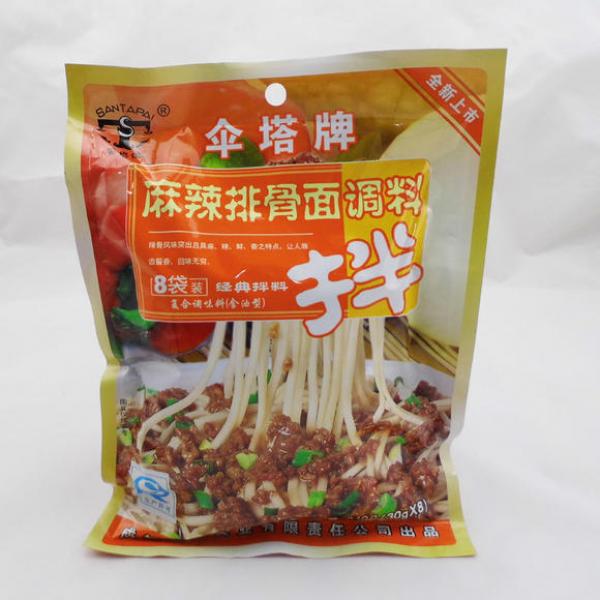 伞塔麻辣排骨面调料240G