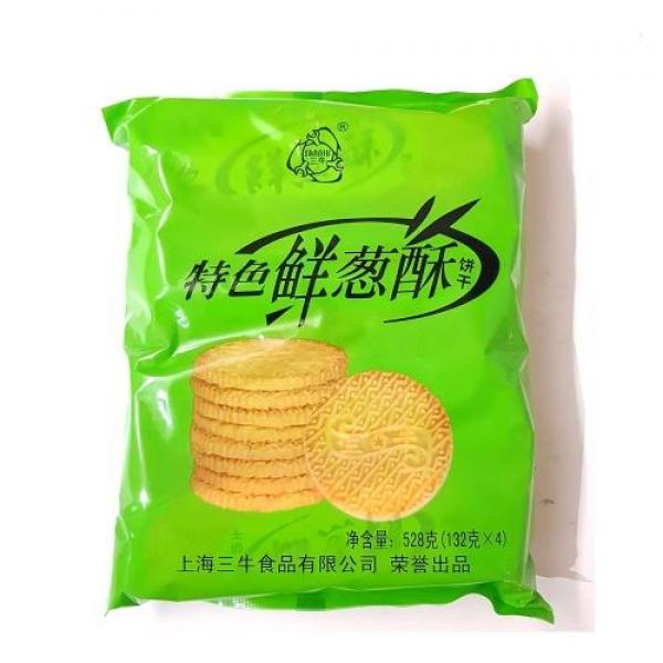 万年青饼干鲜葱酥528G