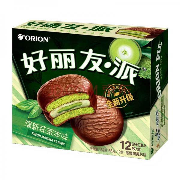 好丽友派抹茶派432G