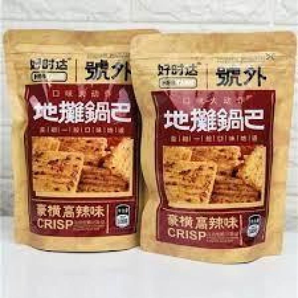 好时达地摊锅巴-豪横高辣味108G