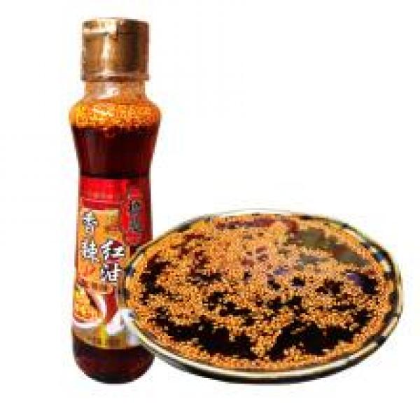 桥头泡籽香辣红油200G