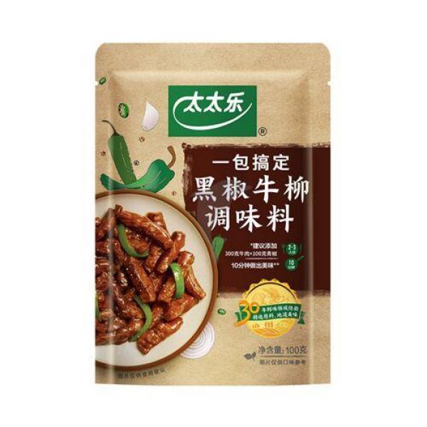 太太乐黑椒牛柳调味料100G