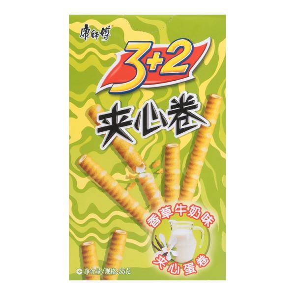 康师傅 夹心卷 香草牛奶味 55g