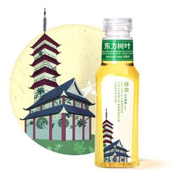 东方树叶绿茶500ML
