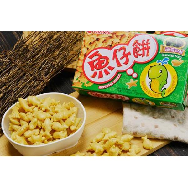 好丽友东洋鱼仔饼海苔味33G