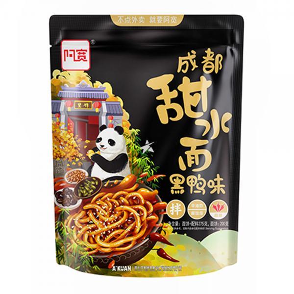 阿宽成都甜水面-黑鸭味275G