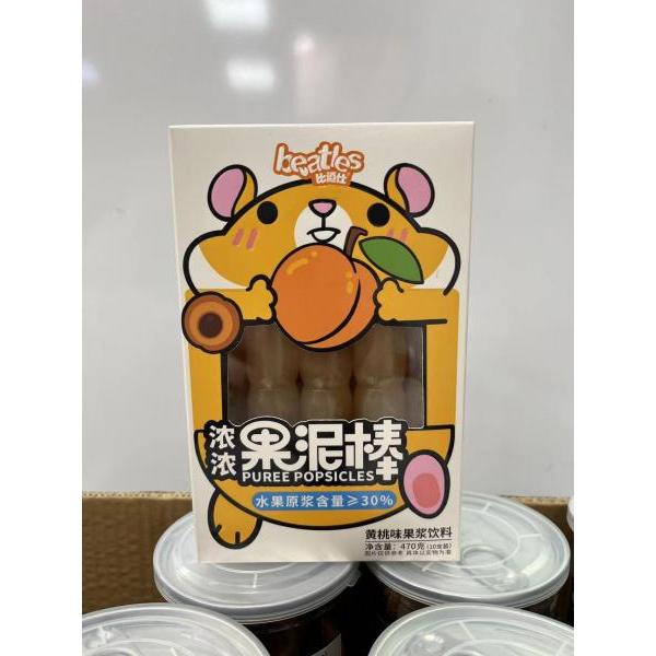 比逗仕浓浓果泥棒 黄桃味果浆饮料 470G