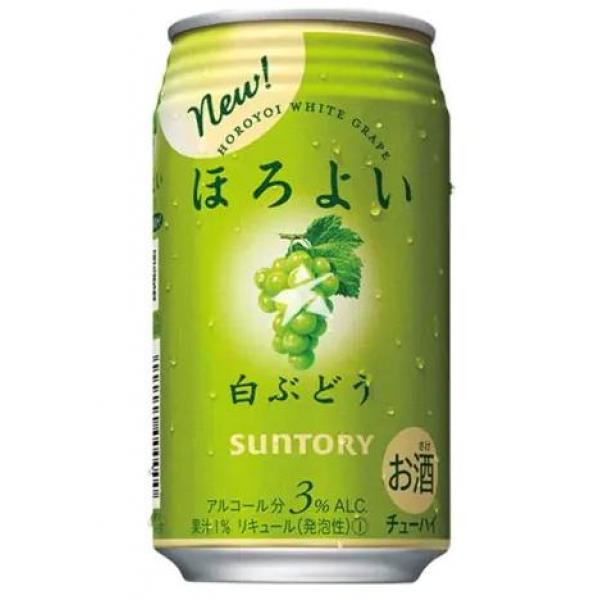 三得利微醺气泡酒-白葡萄味 350ML