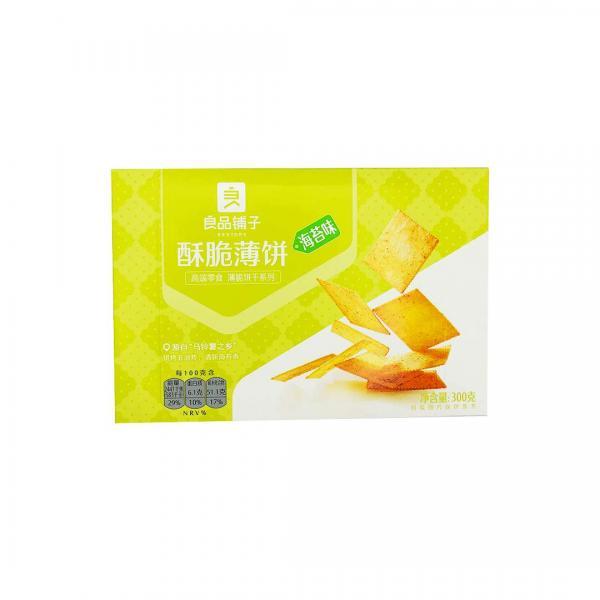 良品铺子酥脆薄饼（海苔味）300G