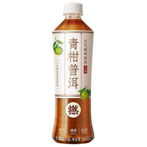 元气森林燃茶青柑普洱500ML