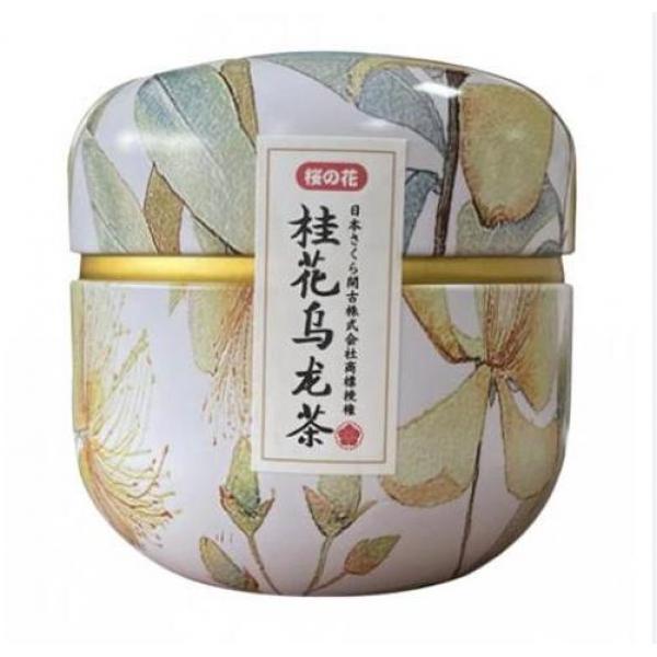 日本樱花小花罐-蜜桃绿茶36G