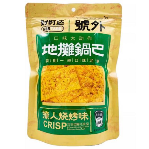 好时达地摊锅巴-烧烤味108G