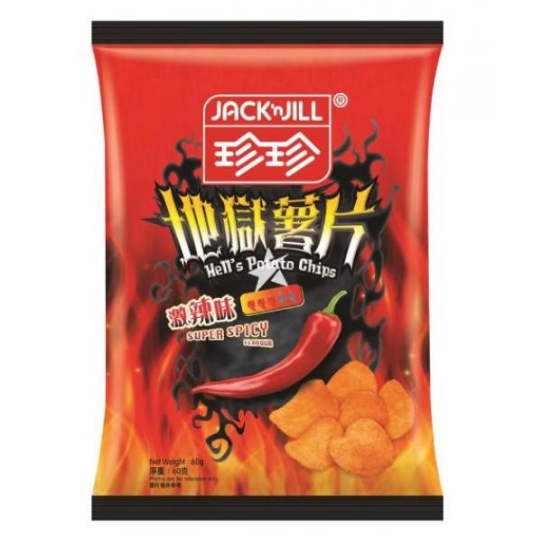 珍珍地狱薯片60G