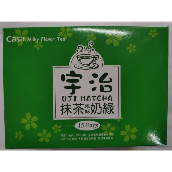 卡萨宇治抹茶奶茶15X25G