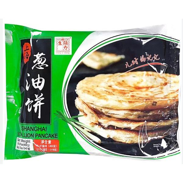 张力生上海葱油饼450g