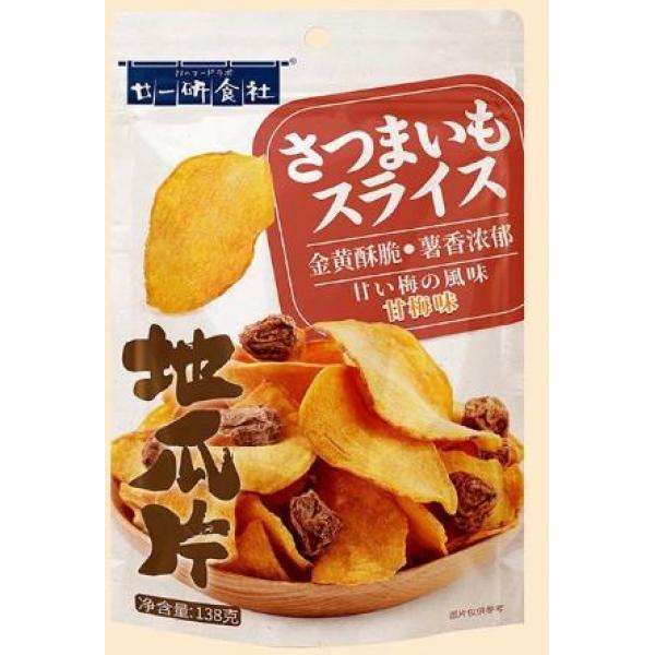 研食社甘梅地瓜片138G