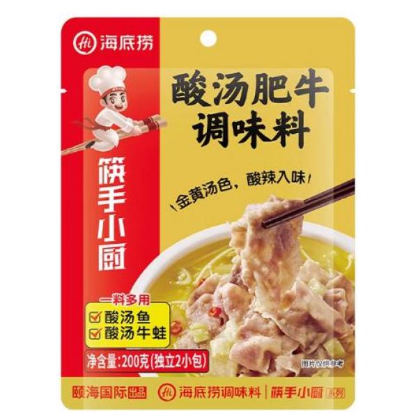 海底捞酸汤肥牛调味料200g