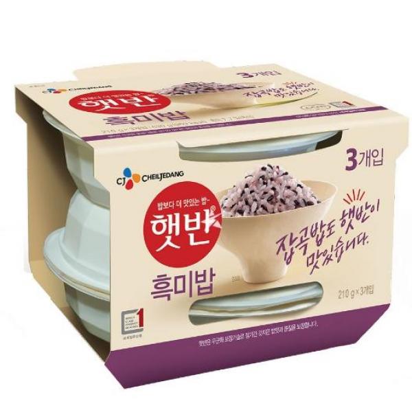 CJ微波炉黑米饭3x210G