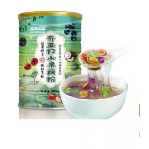 美粥食客奇亚籽水果藕粉 500G