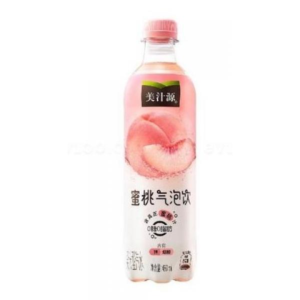 美汁源蜜桃气泡饮480ML