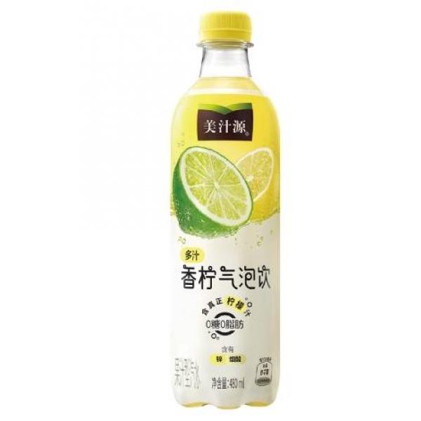 美汁源香柠气泡饮480ML