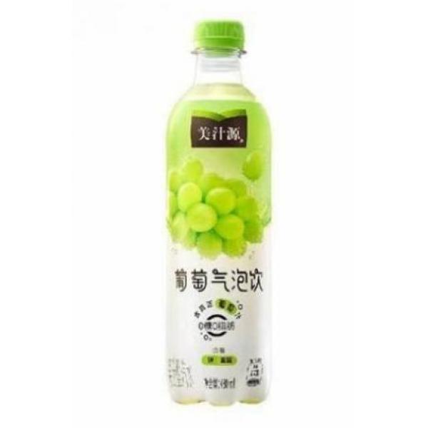 美汁源葡萄气泡饮480ML