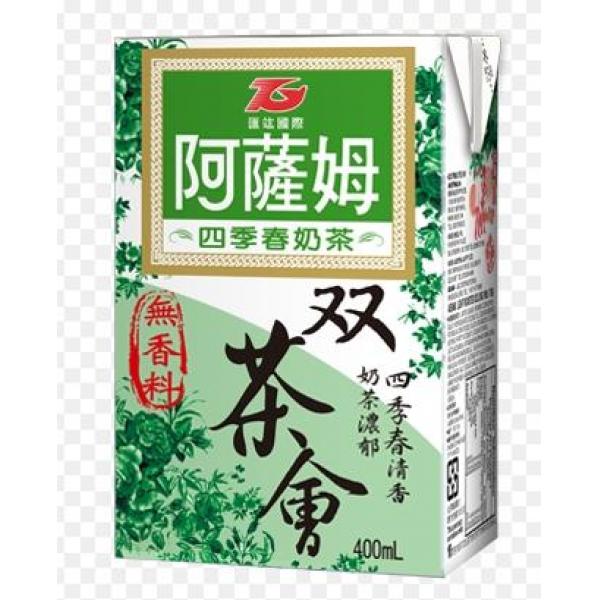 阿萨姆四季春奶茶400ml