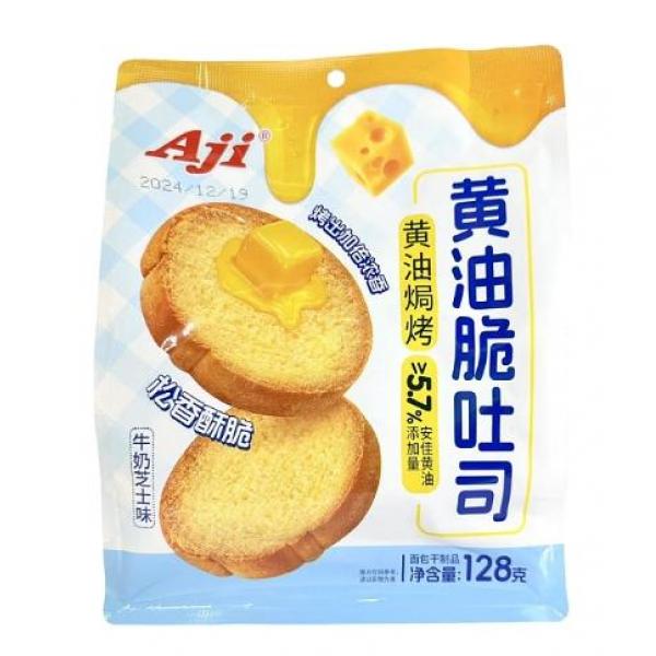 Aji 黄油脆吐司牛奶芝士味128g