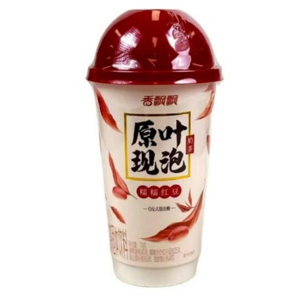 香飘飘糯糯红豆味原叶现泡奶茶