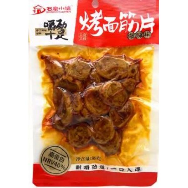 石磨小镇烤面筋片爆辣味88g