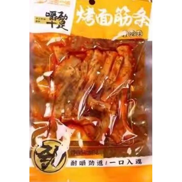 石磨小镇烤面筋条香辣味88g
