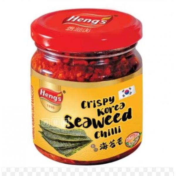 HENGS香脆海苔辣椒160G