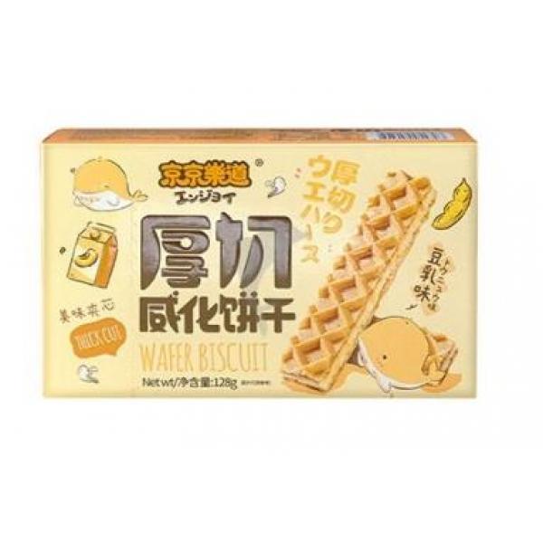 京京乐道厚切豆乳威化饼干128G