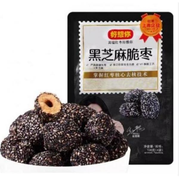 好想你黑芝麻脆枣108g