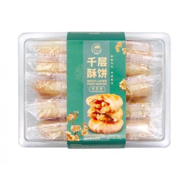 送仙桥千层酥饼（绿豆味）